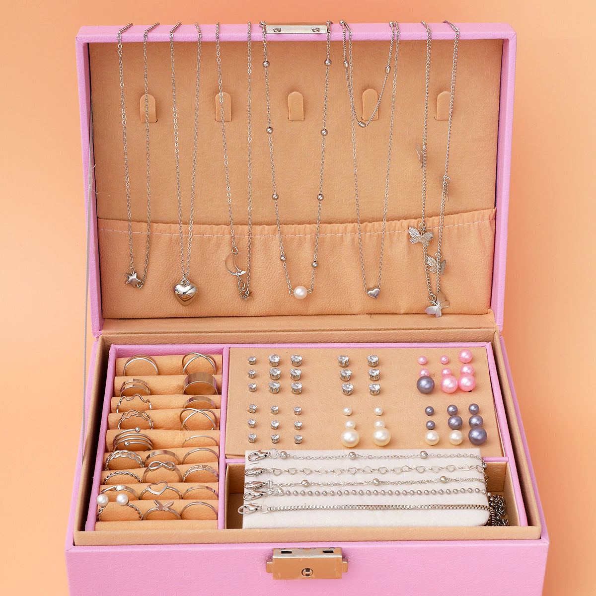 SHEIN Imitation Pearl Alloy Jewelry Set (without box)