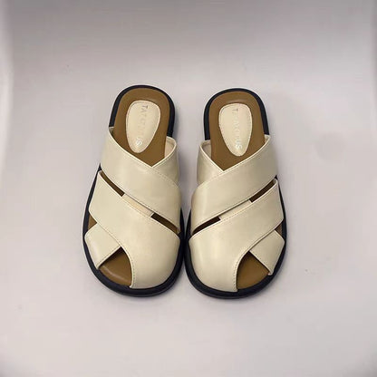 Versatile flat slippers