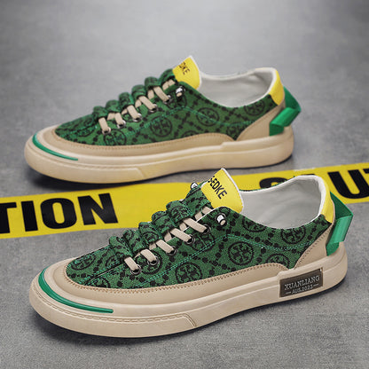 Zapatos de lona sin cordones con suela suave 