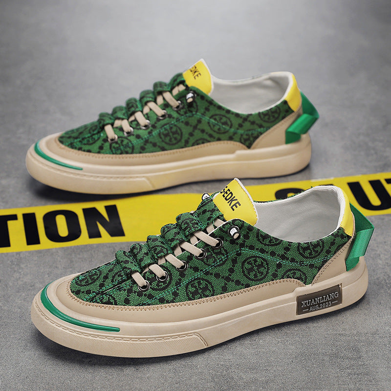 Zapatos de lona sin cordones con suela suave 