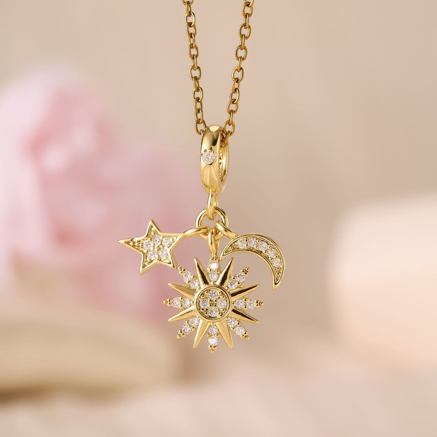 Flower Bell Pendant Necklace