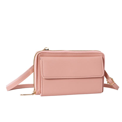 Fashion zipper horizontal wallet