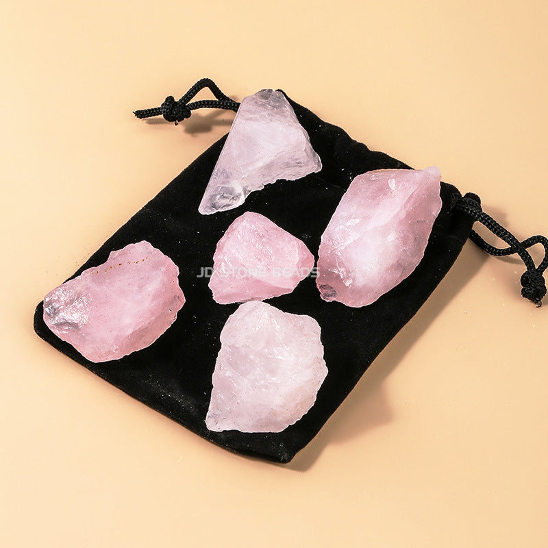 Crystal rough stone bagged specimen