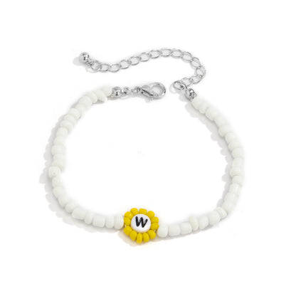 Acrylic letter beaded necklace