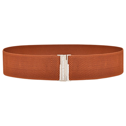 Elastic rhinestone belt elastic