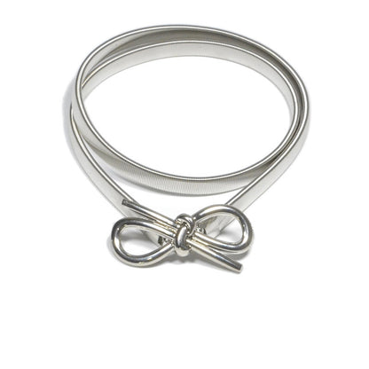 Double ring buckle elastic waist chain