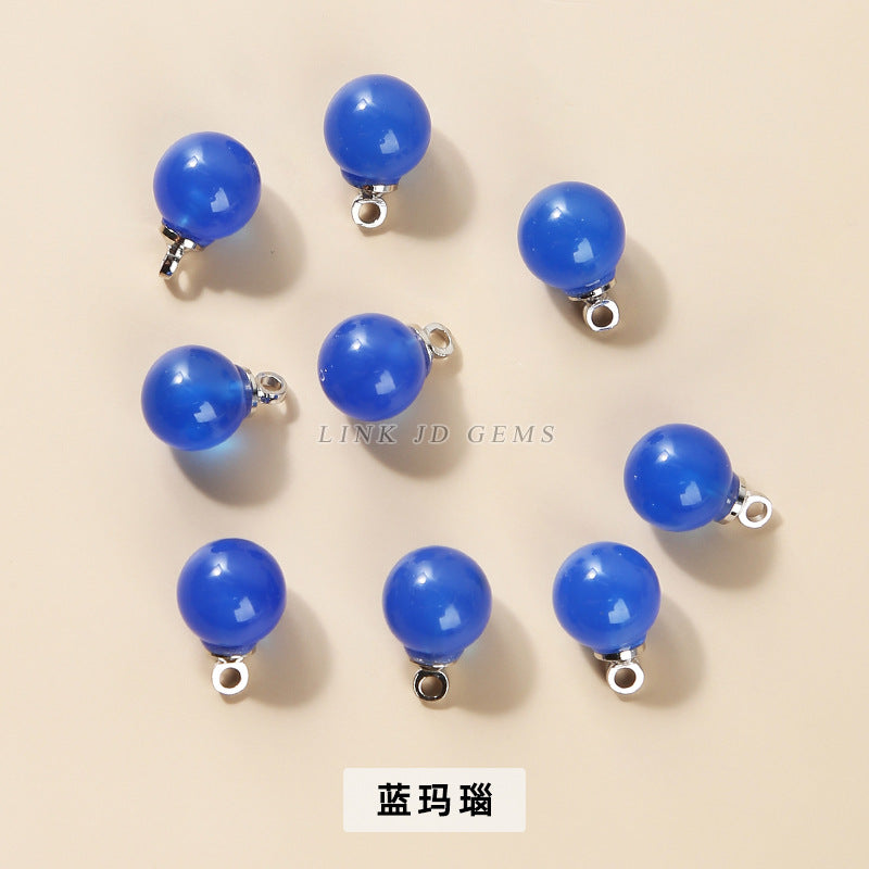 Round bead pendant DIY jewelry accessories