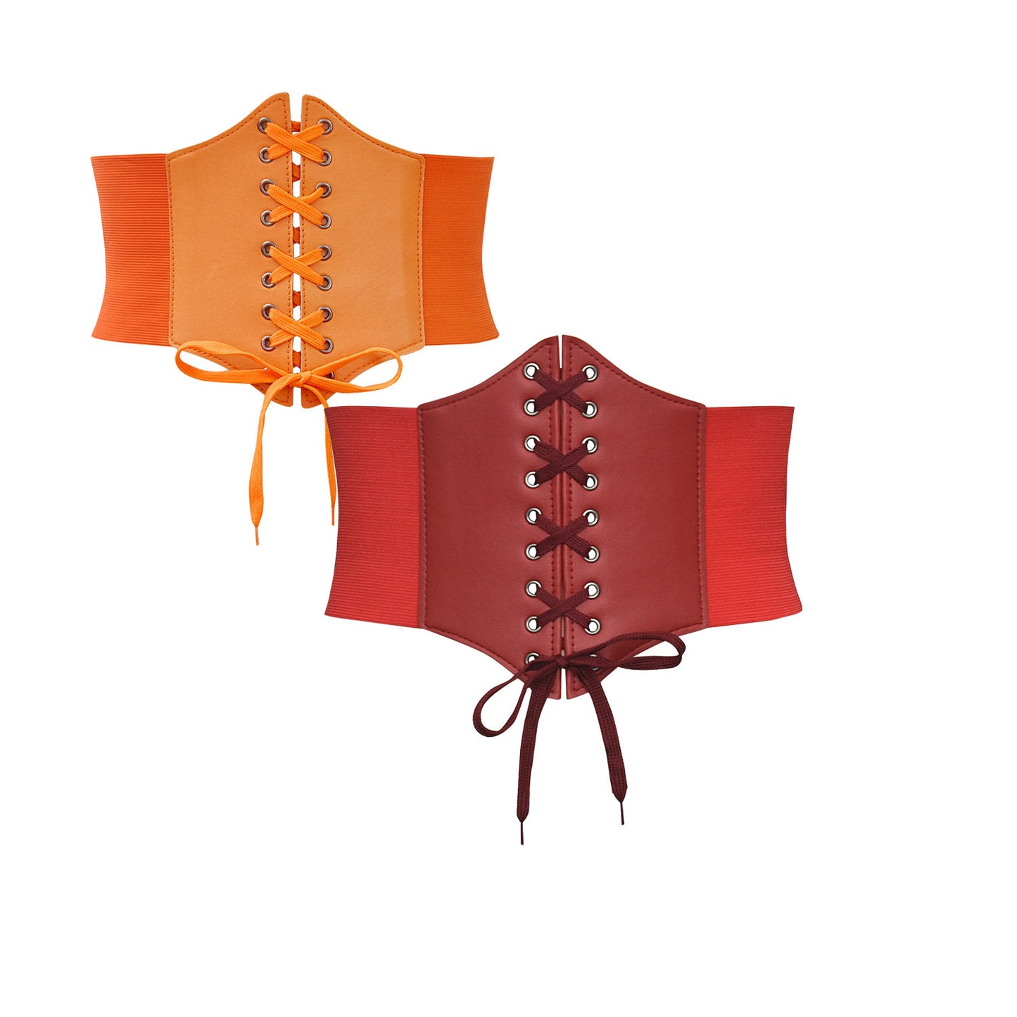 Elastic waist width belt