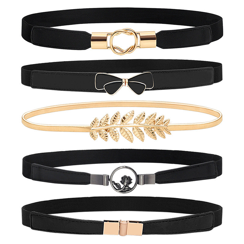 Elastic belt with belt