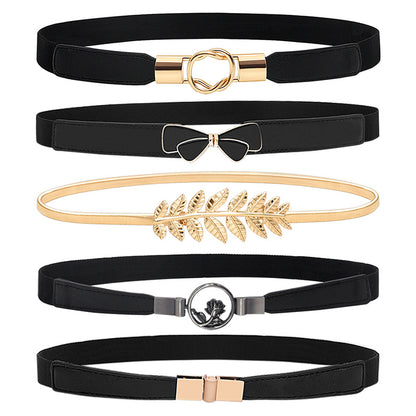 Elastic belt with belt