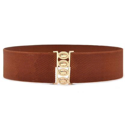 Elastic elastic belt for women