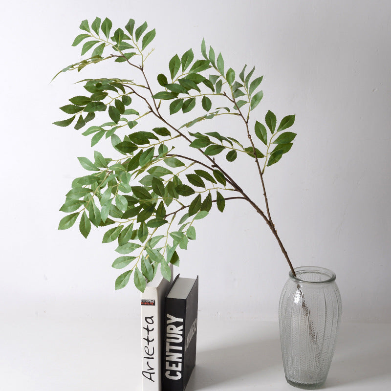 Artificial golden elm leaves artificial green plants wholesale