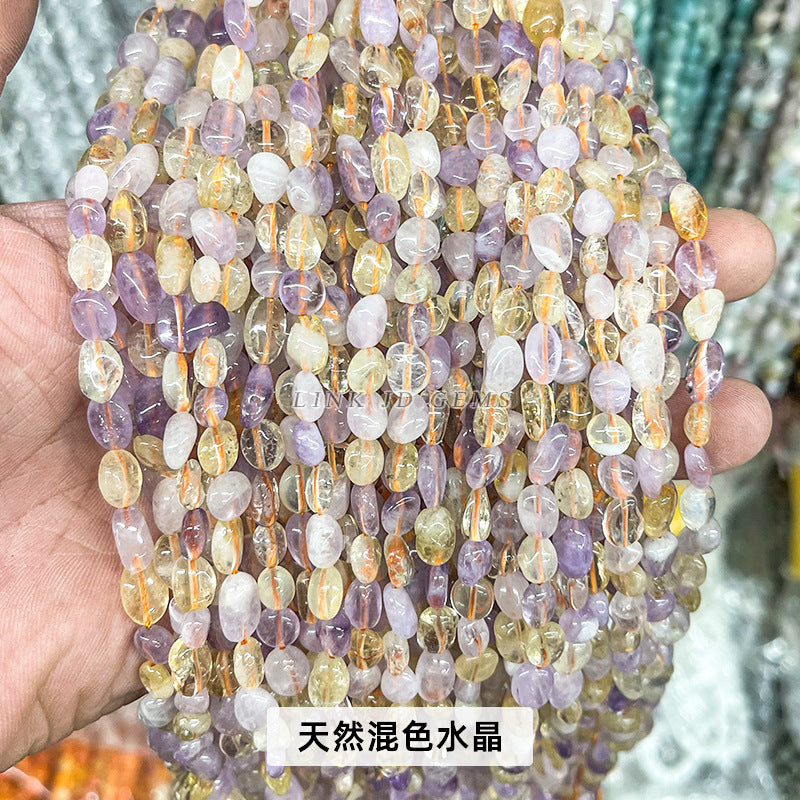 6-8Mm crystal agate irregular conformal loose beads