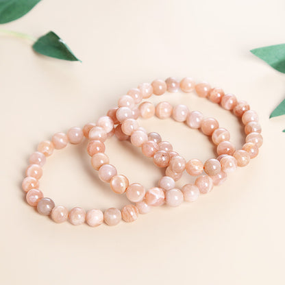 Sunstone Bracelet Orange Moonlight Beads