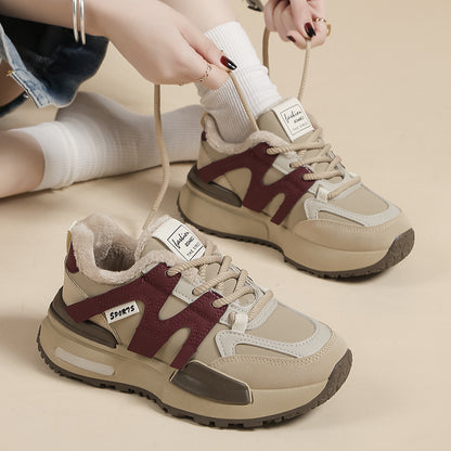 Forrest Gump women's velvet thick-soled sports shoes