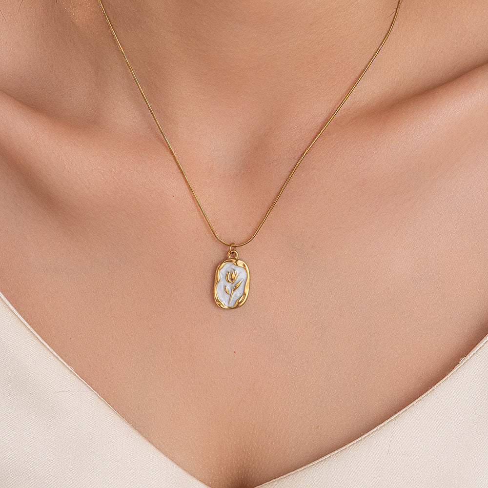 Tulip Flower Necklace