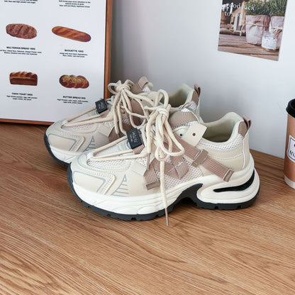 Zapatos de mujer transpirables de malla gruesa para todas las ocasiones. 