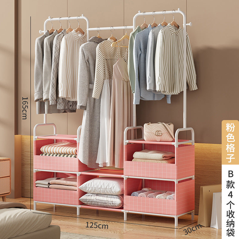 Floor Clothes Drying Rack Organizer