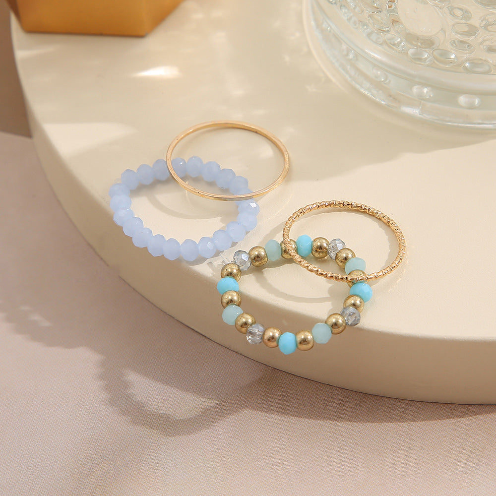 Stackable Four-Piece Ring Set