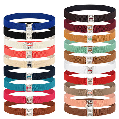 Elastic belt female black