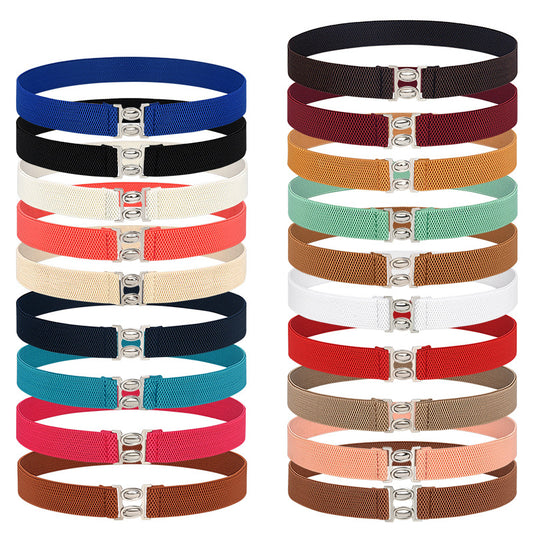 Elastic belt female black