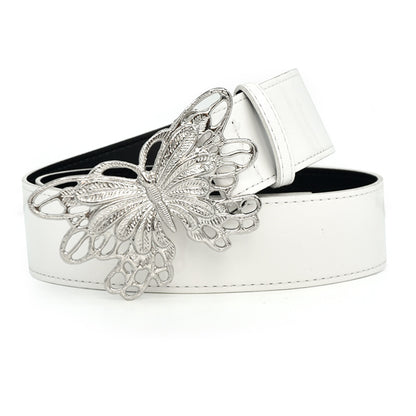 Rhinestone Butterfly Snap Belt