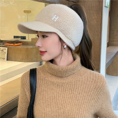 H-Logo Black Knit Cap