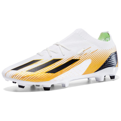 Botas de fútbol para hombre, jóvenes, AG, tacos largos, antideslizantes, duraderas, para entrenamiento 