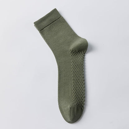 Calcetines antiolor de algodón para hombre primavera-otoño verano 