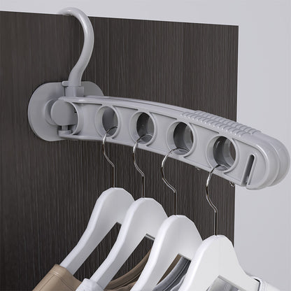 Foldable portable clothes rack