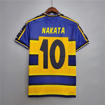 Parma Retro Soccer Jersey Zola Crespo Nakata