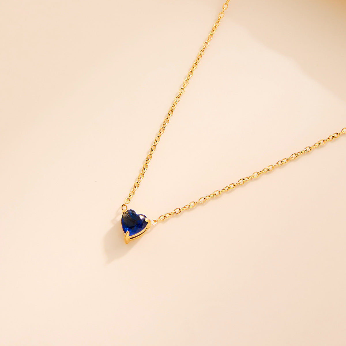 Color square crystal zircon fashion women's necklace