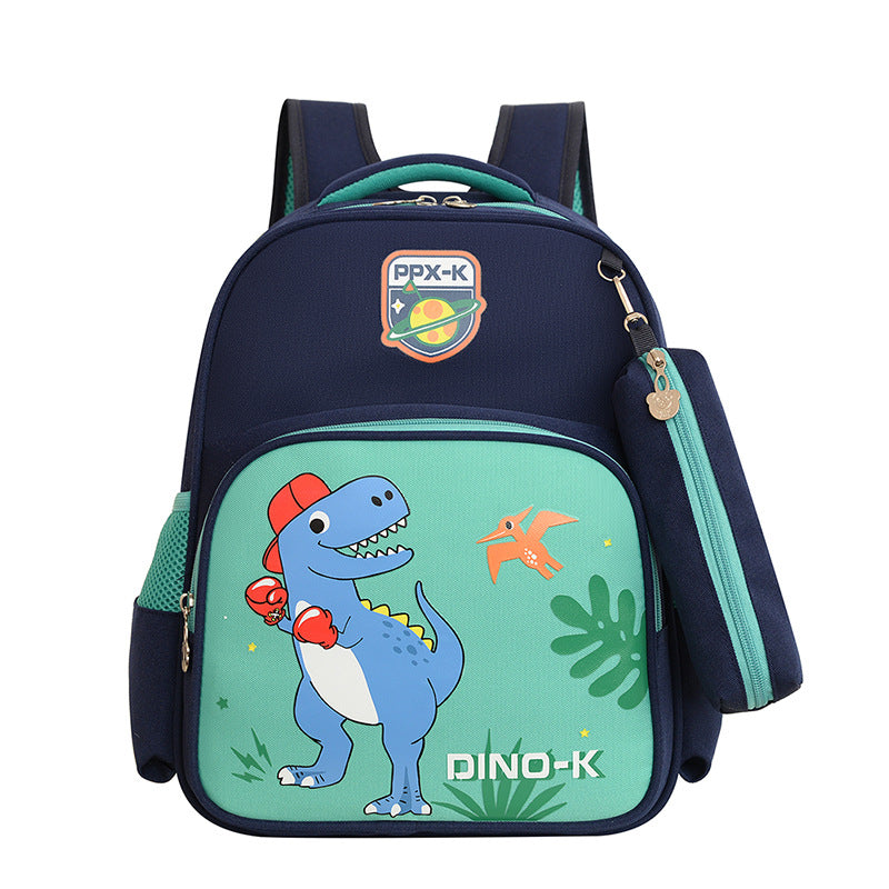 Mochila transpirable con protección de espalda y reducción de carga para estudiantes de primaria 