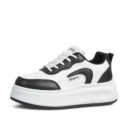 Casual Korean style thick-soled height-increasing sports shoes