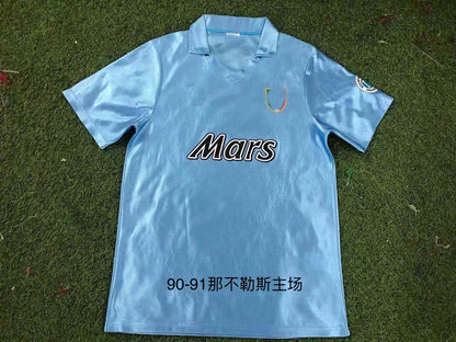 86-91 Napoli Home/Away Retro Short Sleeve Jersey