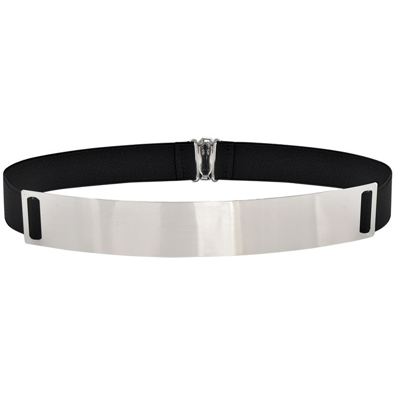 Personalized metal elastic belt