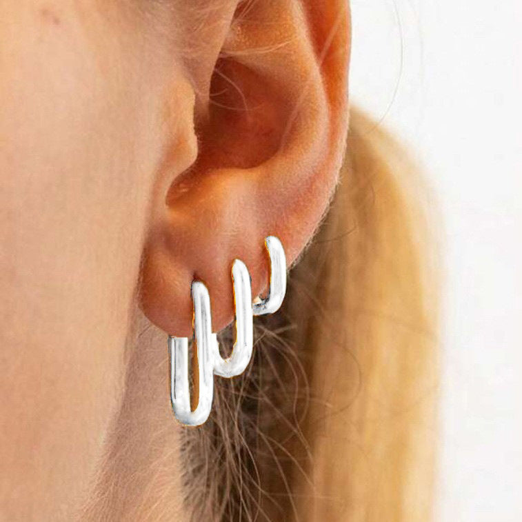 Zircon Stud Earring Set