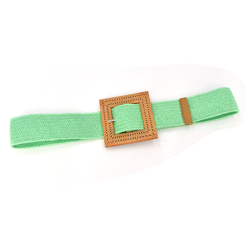 Braided elastic elastic belt