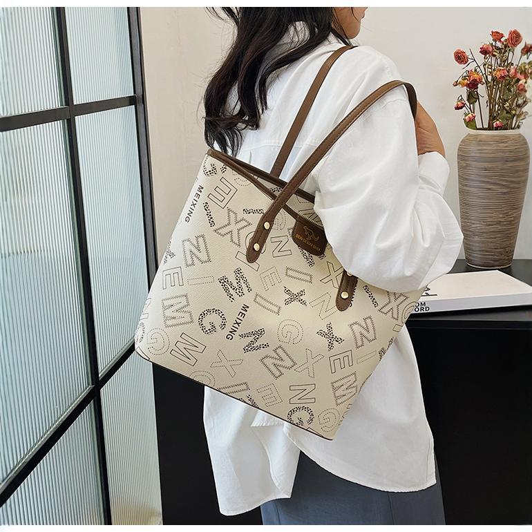 Fashion Printed Portable Tote Bag Large Capacity
