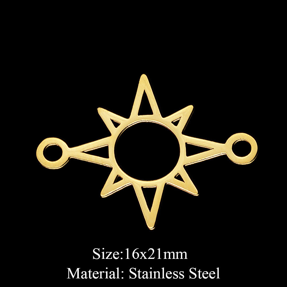 5 pcs/bag, eye fairy face pendant.