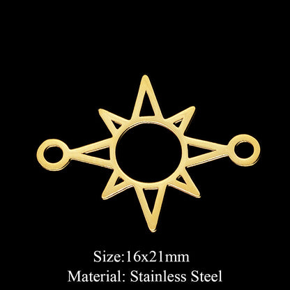 5 pcs/bag, eye fairy face pendant.