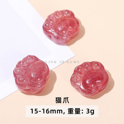 Fox Pixiu cat claw carving pendant