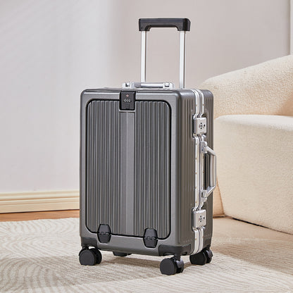 Front open suitcase 20 inch boarding case