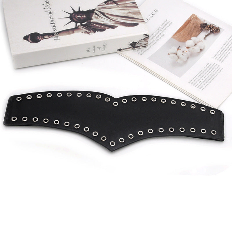 Elastic waist casual wide belt