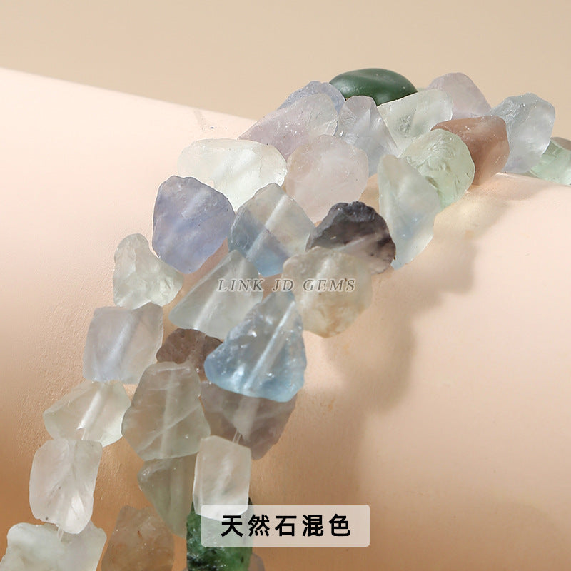 8-13Mm crystal straight hole rough stone loose beads