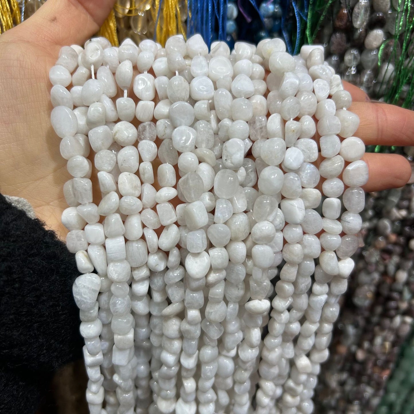 Ágata de cristal de ametista de pedra natural de 5-8 mm 