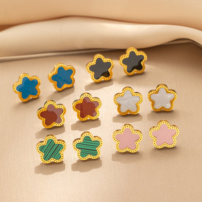 Conjunto de brincos e colar Fashion Blossom 