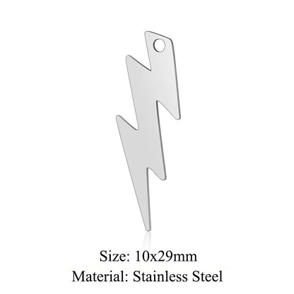 5 pcs/pack Titanium steel pendant for sea wave ice cream