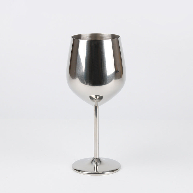 304 matte black copper plated tall champagne glass