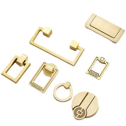 Hardware furniture copper handle